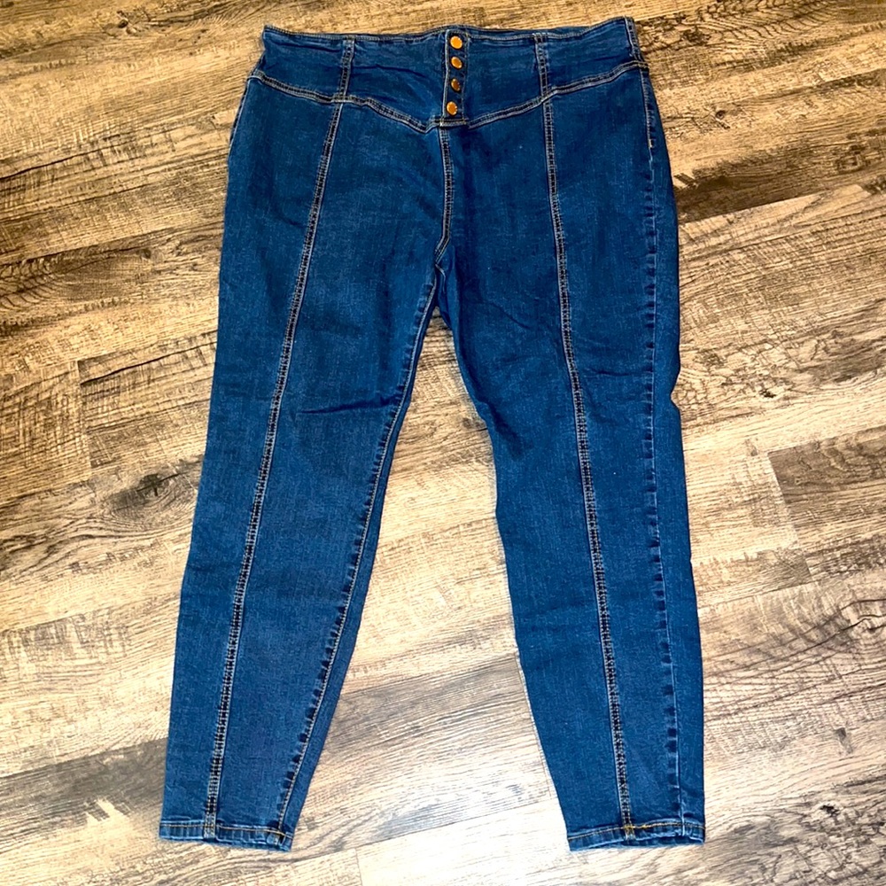 Forever 21 high rise skinny leg jeans!